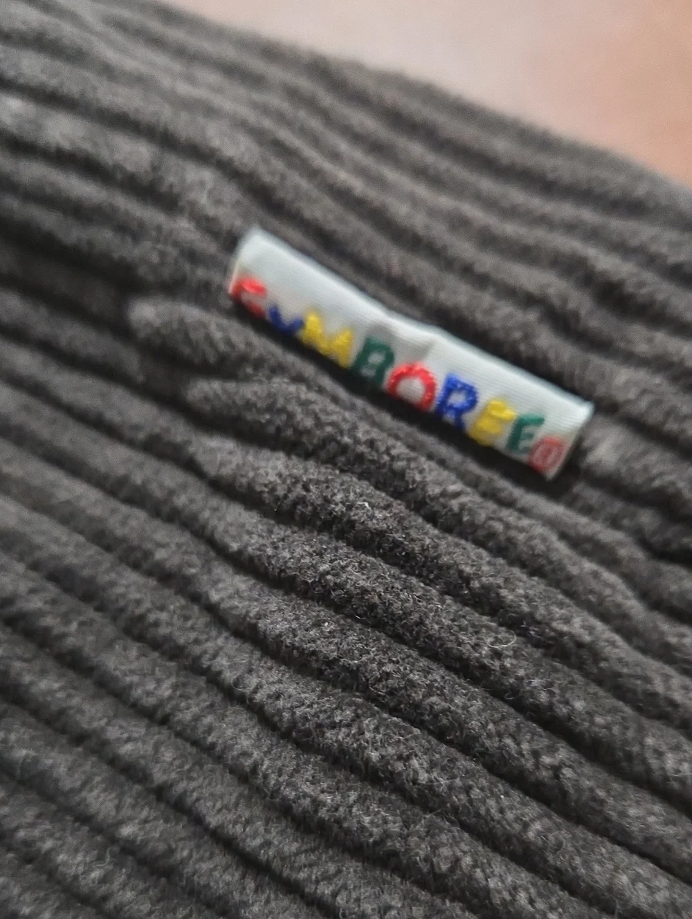 Vintage Gymboree Rainbow Tag Corduroy Brown Dress Xsmsll
